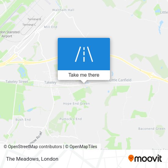The Meadows map