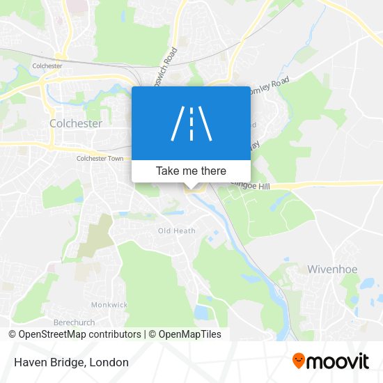 Haven Bridge map