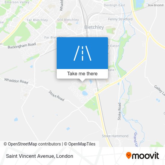 Saint Vincent Avenue map