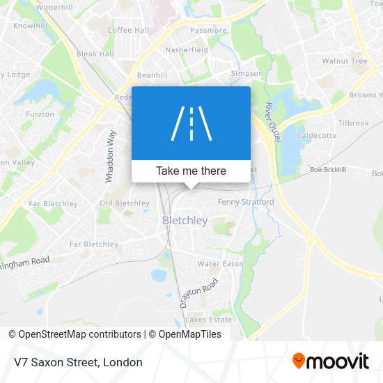 V7 Saxon Street map