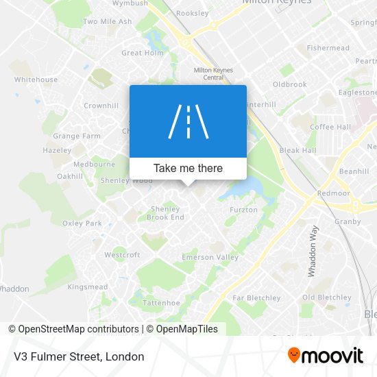V3 Fulmer Street map