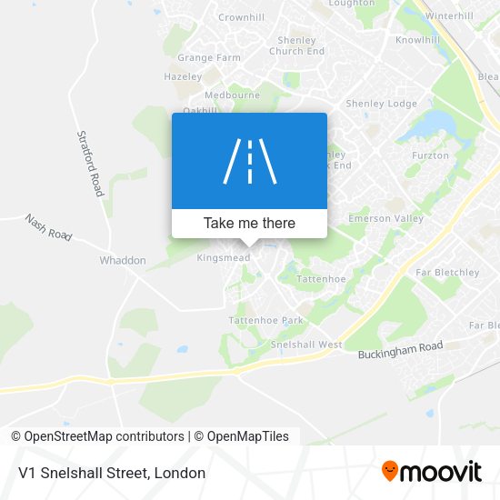 V1 Snelshall Street map
