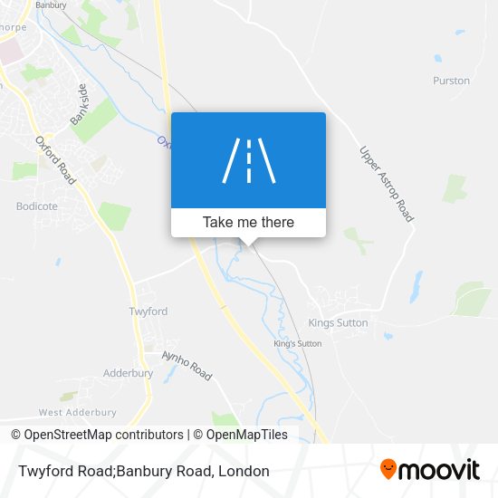 Twyford Road;Banbury Road map