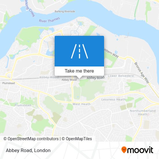 Abbey Road map