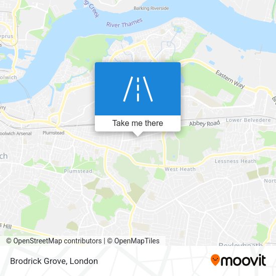 Brodrick Grove map