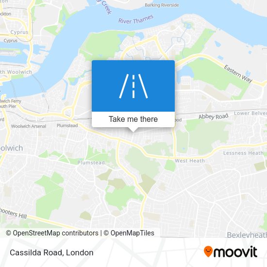Cassilda Road map
