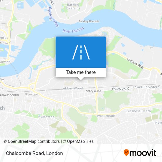 Chalcombe Road map