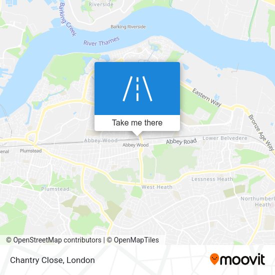 Chantry Close map
