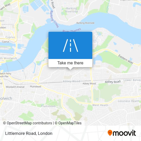 Littlemore Road map