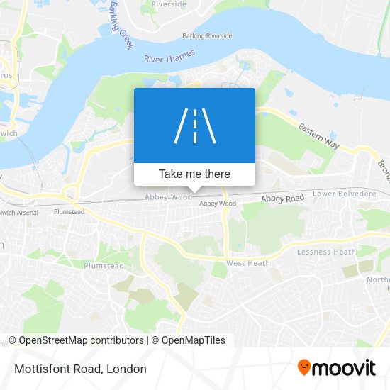 Mottisfont Road map