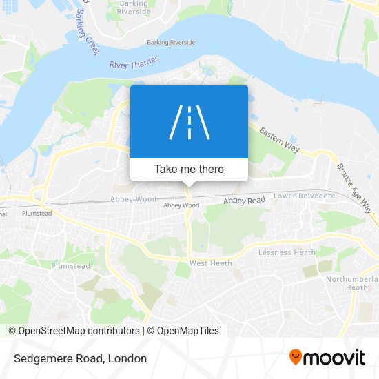 Sedgemere Road map