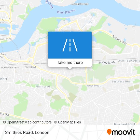 Smithies Road map