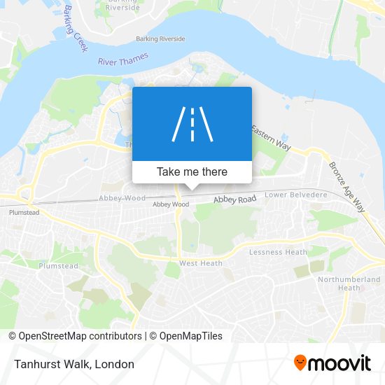 Tanhurst Walk map