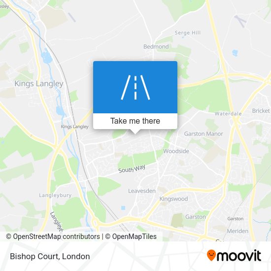 Bishop Court map