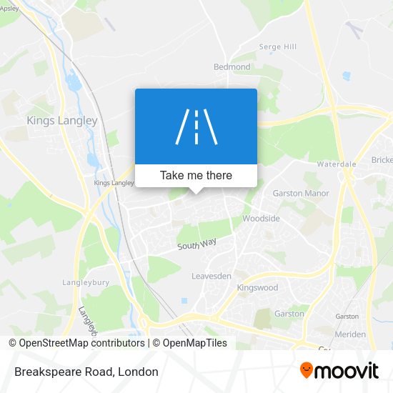 Breakspeare Road map