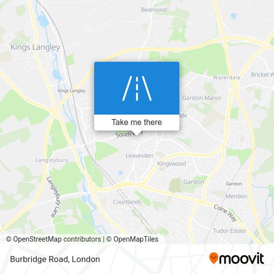 Burbridge Road map