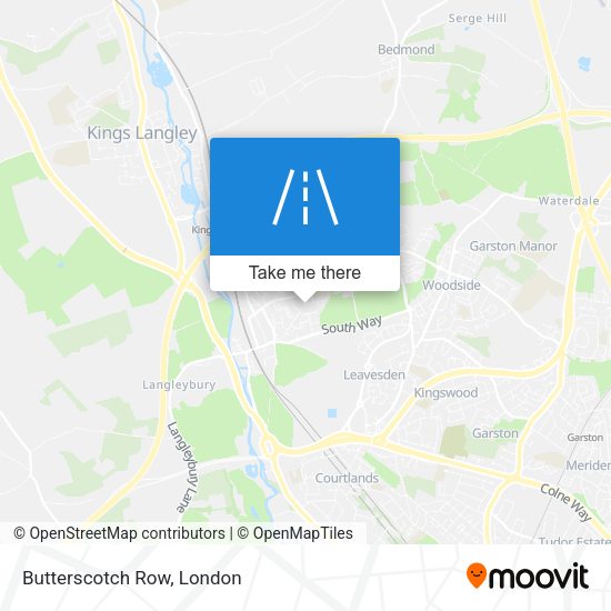 Butterscotch Row map