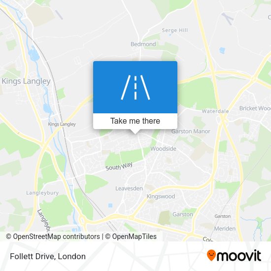 Follett Drive map