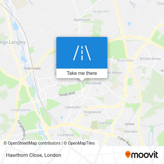 Hawthorn Close map