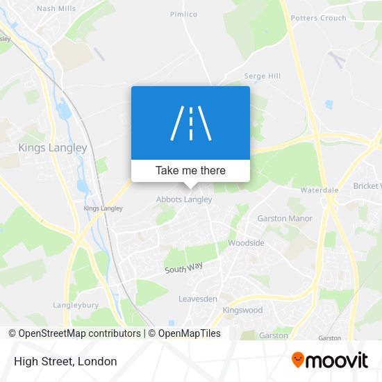 High Street map