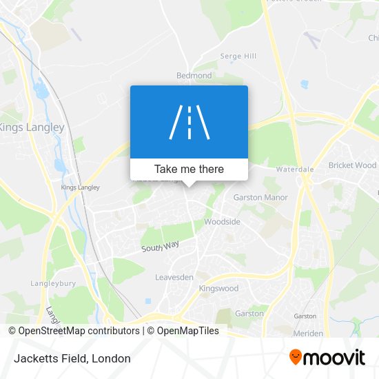 Jacketts Field map