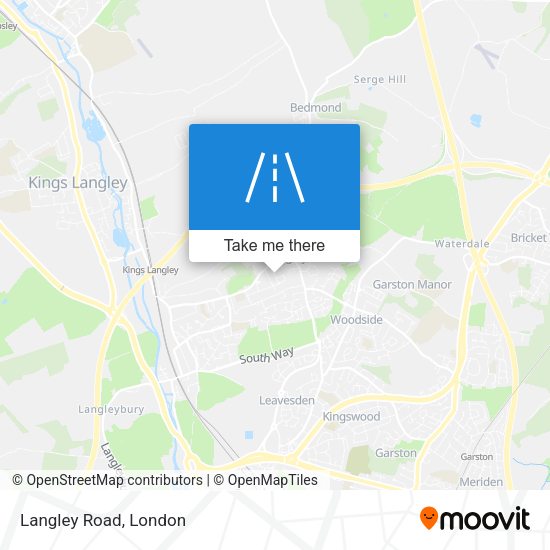 Langley Road map