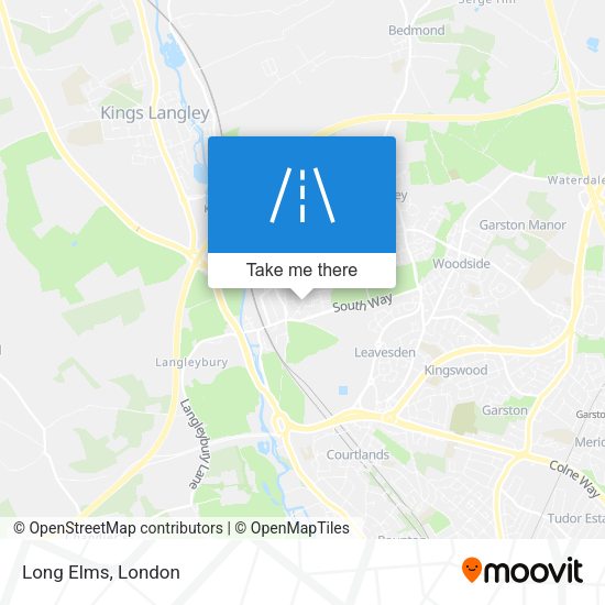 Long Elms map