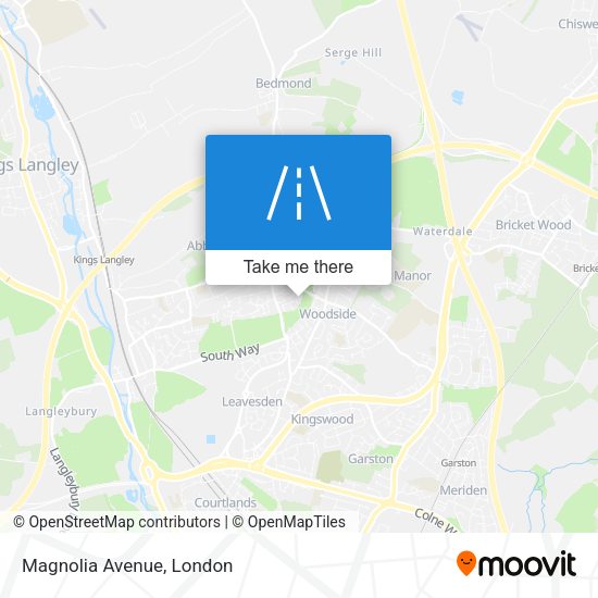 Magnolia Avenue map
