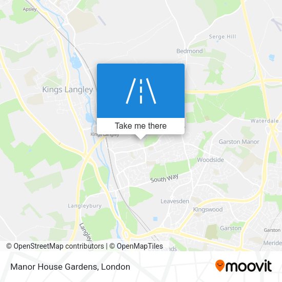 Manor House Gardens map