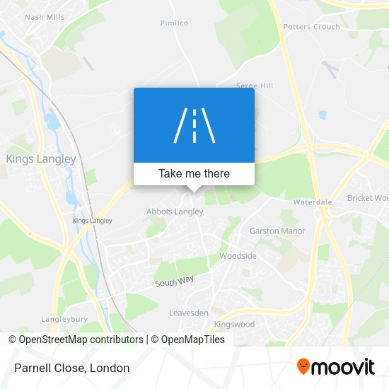 Parnell Close map