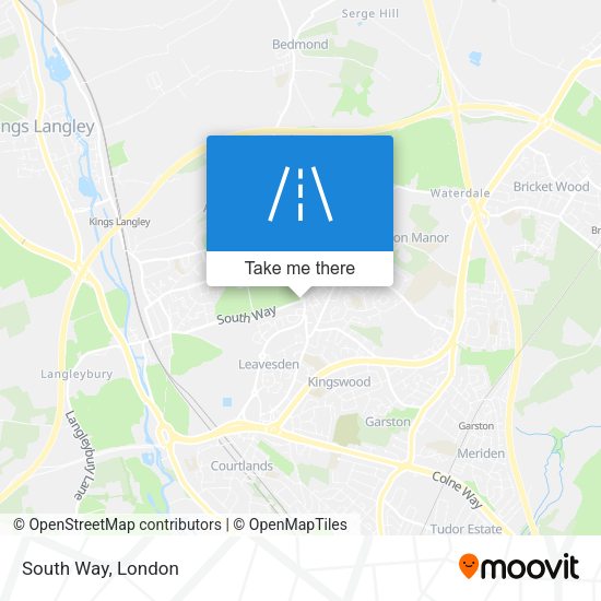 South Way map