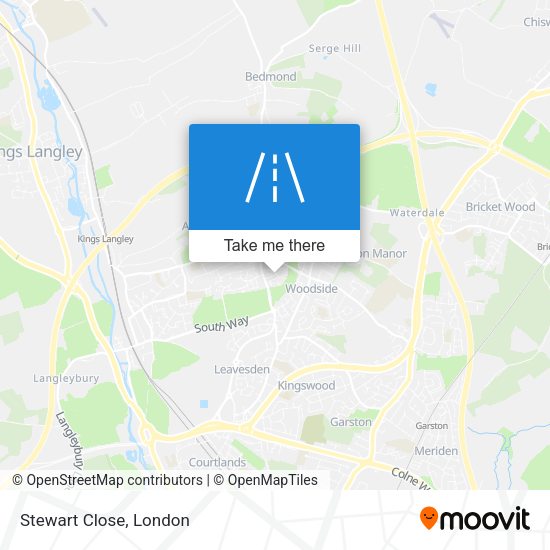 Stewart Close map