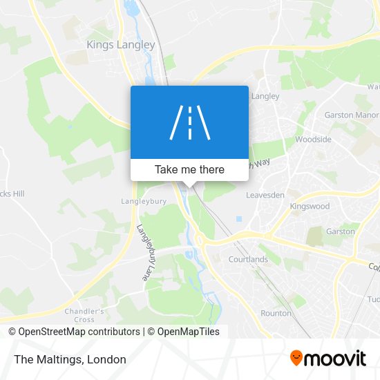 The Maltings map