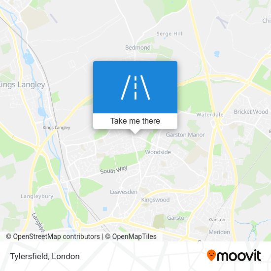Tylersfield map