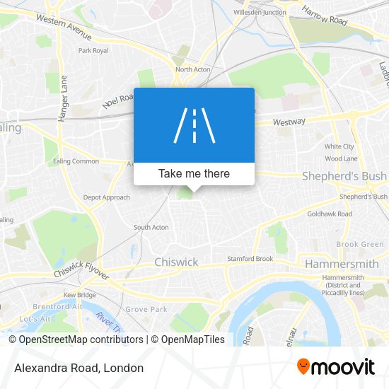 Alexandra Road map