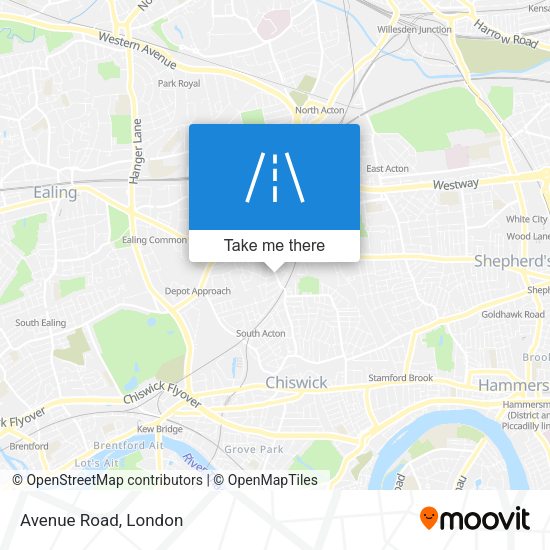 Avenue Road map