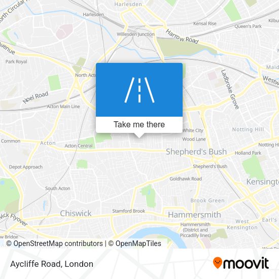 Aycliffe Road map