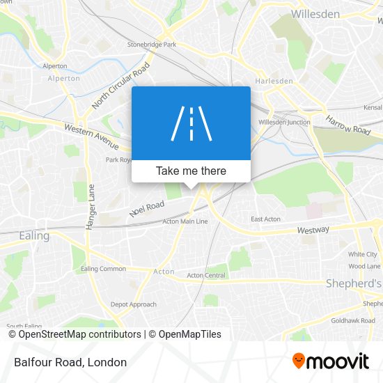 Balfour Road map