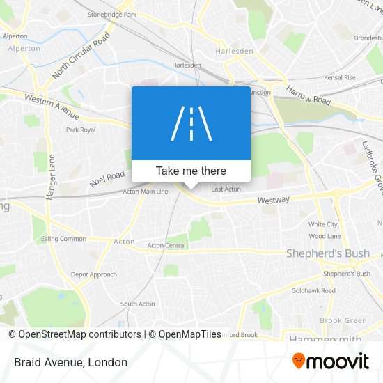 Braid Avenue map
