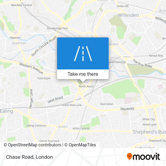 Chase Road map