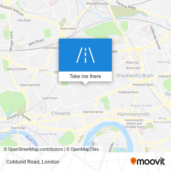 Cobbold Road map