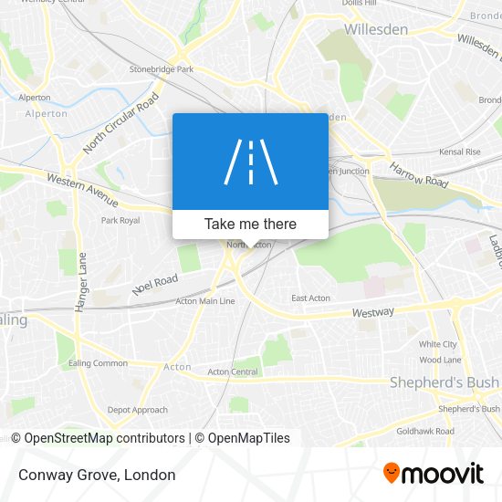 Conway Grove map