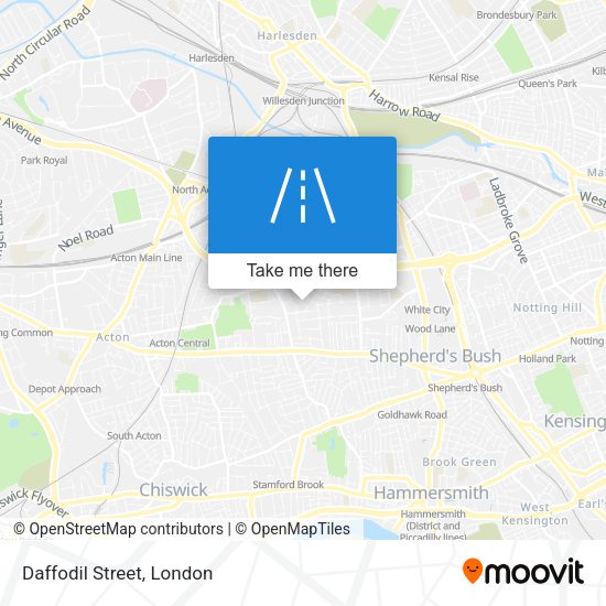 Daffodil Street map