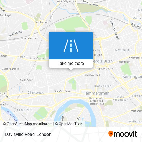 Davisville Road map
