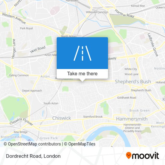 Dordrecht Road map