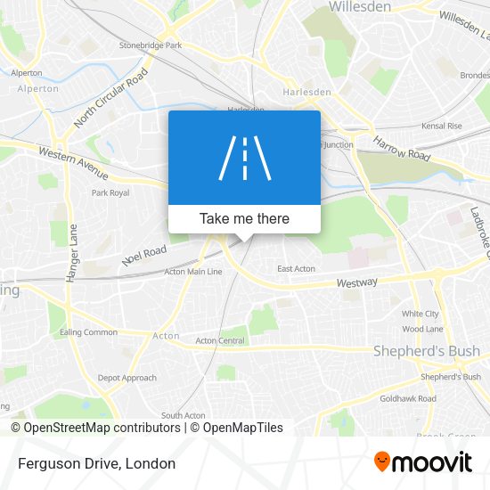 Ferguson Drive map