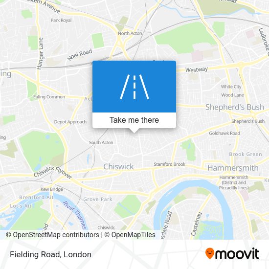 Fielding Road map