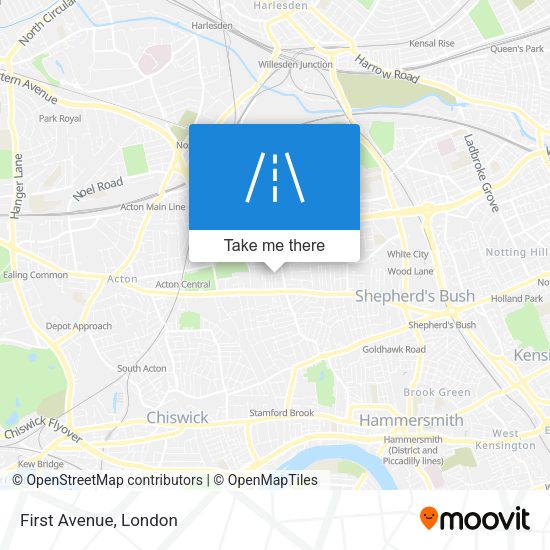 First Avenue map