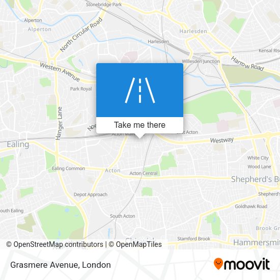 Grasmere Avenue map
