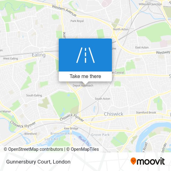 Gunnersbury Court map